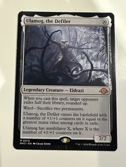 Ulamog, the Defiler Modern Horizons 3 misprint CRIMPED - Image 1