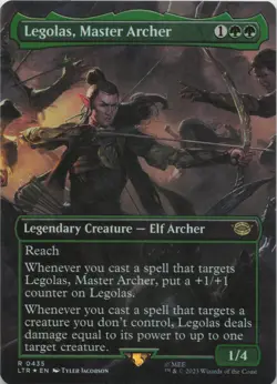 Legolas, Master Archer (Borderless) - FOIL - R Universes Beyond: The Lord of the - Image 1