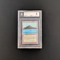 MTG \>> Tropical Island (BGS 8) <<// Beta - 341 Trading - Magic - Image 1
