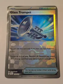Glass Trumpet (Poke Ball Pattern) 110/131 Sv: Prismatic Evolutions Pokemon NM - Image 1
