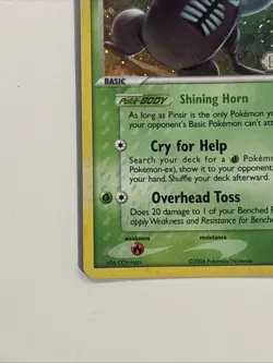 Pokemon 2006 Pinsir 24/92 Reverse Holo Rare | SWIRL Mint | Legend Maker-Stamped - Image 3