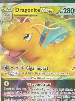 Dragonite VSTAR 050/078 Holo Ultra Rare Pokemon Go TCG NM - Image 3