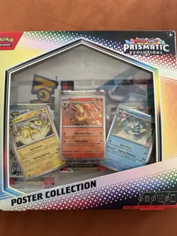 Pokemon TCG Scarlet & Violet Prismatic Evolutions Poster Collection - Image 1