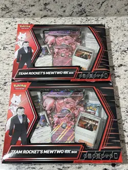 NEW Destined Rivals Pokemon TCG Team Rockets Mewtwo EX Box Sealed - Image 1
