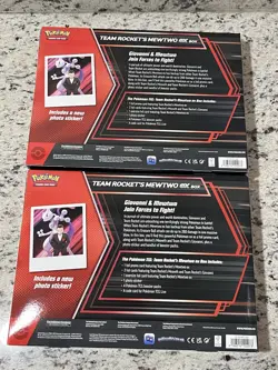 NEW Destined Rivals Pokemon TCG Team Rockets Mewtwo EX Box Sealed - Image 2