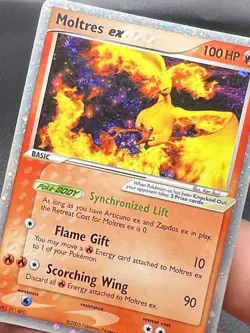 Moltres ex - 031 (EX Collector's Window Tins) Nintendo Promo Holo Pokemon MP ZE1 - Image 2