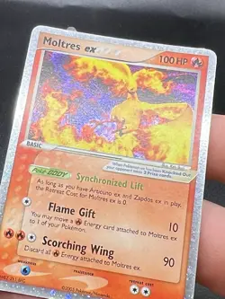Moltres ex - 031 (EX Collector's Window Tins) Nintendo Promo Holo Pokemon MP ZE1 - Image 3