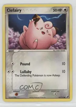 Clefairy Pokemon EX Unseen Forces #53 2005 uq5 - Image 1