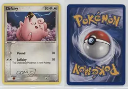 Clefairy Pokemon EX Unseen Forces #53 2005 uq5 - Image 3