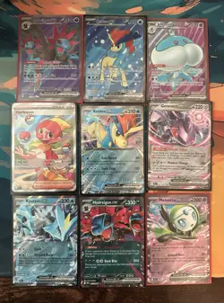Pokemon Black Bolt White Flare Full Art/EX Lot - Image 1