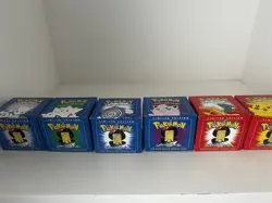 1999 Burger King Pokemon 23K Gold Plated Complete Set Of 6 - New - Sealed - Image 1