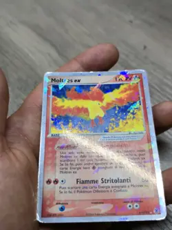 Pokemon Moltres Ex 115/112 Ex Rosso Fuoco/Verde Foglia - Image 4