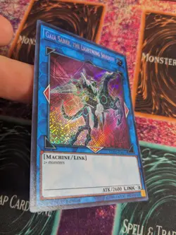 Yu-Gi-Oh! Gaia Saber, the Lightning Shadow COTD-EN051 1st Edition Secret Rare NM - Image 2