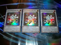 3x Lollipo Yummy Way 1st Edition Super Rare JUSH-EN021 Yu-Gi-Oh! - Image 1