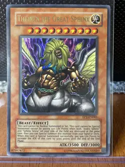 Yugioh! TCG Lot of 6: Theinen the Great Sphinx, Sphinx Teleia, & Andro Sphinx-NM - Image 2
