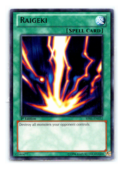 Raigeki - BP01-EN032 - Rare - 1st Edition - Yugioh - Image 1