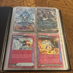 Pokemon Binder Filled With 42 Cards Promos, Ex, Full Art Trainer, IR, Holos.... - Image 2