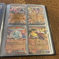 Pokemon Binder Filled With 42 Cards Promos, Ex, Full Art Trainer, IR, Holos.... - Image 5