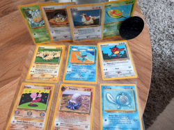 VINTAGE Pokemon Cards x 10 Bundle various cards plus pokemon coin. - Image 1