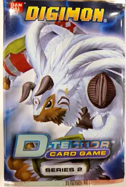 Digimon D-Tector Card Game Series 2 Bandai 1 pack factory sealed 2002 RARE - Image 1
