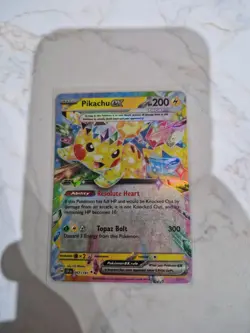 Pokemon Pikachu EX Card 057/191 Surging Sparks Double Rare, Near Mint Condition - Image 1