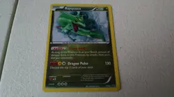 Rayquaza HOLO RARE Legendary Pokemon XY64 Dragon Black Star Promo Card - - Image 2