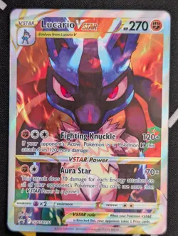 Lucario VSTAR BLACK STAR PROMO card SWSH291 Pokemon 2023 Crown Zenith LP - Image 1