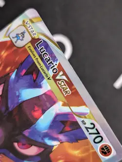 Lucario VSTAR BLACK STAR PROMO card SWSH291 Pokemon 2023 Crown Zenith LP - Image 2