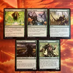MTG 5 x Green Card Lot Commander: Innistrad: Midnight Hunt NM!! - Image 1