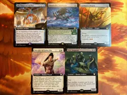 MTG 5 x Rare Extended Art Card Lot The Brothers' War Near-Mint!! - Image 1
