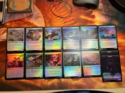 MTG 13 x Foil (11 x Cards 2 x Double-Sided Token) Aetherdrift Near-Mint!! - Image 1