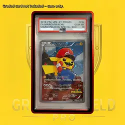 [GRADED SHIELD PRO] Crimson Red Graded Card Case PSA CGC Pokemon TCG - Image 1