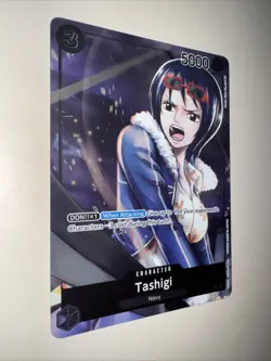 OP02-105 Tashigi Common Alternative Art Box Topper One Piece TCG Card - Image 2