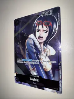 OP02-105 Tashigi Common Alternative Art Box Topper One Piece TCG Card - Image 3