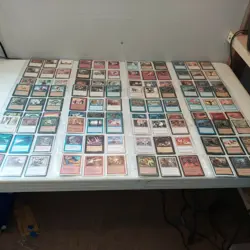 magic the gathering 216 cards in sleeves - Image 1