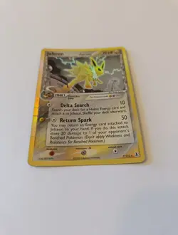 Old Pokemon TCG - Jolteon ex Delta Species 2005 7/113 Rare Holo Card - Image 2