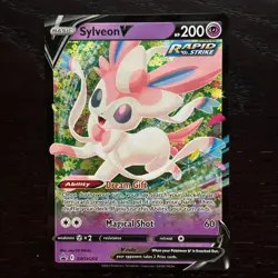 Sylveon V SWSH202 Pokemon Sword & Shield Black Star Promo Holo Card NM - Image 1