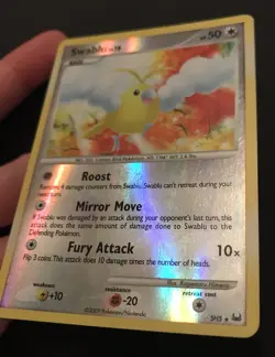 Swablu SH5 Platinum Shiny HOLO SECRET RARE Pokemon Card Excellent - Image 4