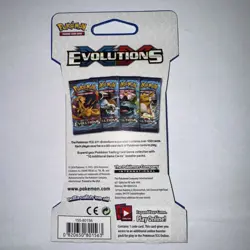 The Pokemon TCG: XY Evolutions Sleeved Blister Booster Pack Pikachu 10 Cards - Image 2