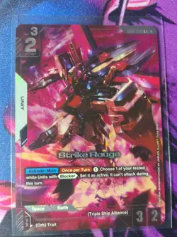 Gundam Card Game TCG - Strike Rouge - R+ - GD01-069 - NM - Image 1