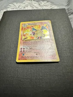 Pokemon TCG Charizard Base Set 2 Holo Unlimited Rare Card 4/130 WOTC - Image 2