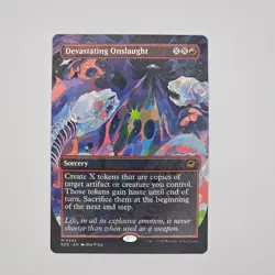 Devastating Onslaught (Borderless) - EOE #308 Mythic - NM Edge of Eternities - Image 3