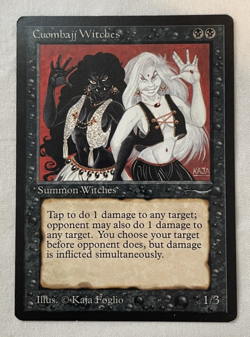 1x Cuombajj Witches - Arabian Nights - MTG - Magic the Gathering - LP - Image 2
