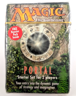 Magic the Gathering Portal 2-Player Starter Set 1997 with Booster - Damaged Box - Image 1