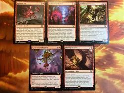 MTG 5 x Red Rare Lot Commander: Kamigawa: Neon Dynasty Near-Mint!! - Image 1