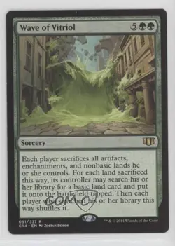 Wave of Vitriol Magic: Commander Format - 2014 Edition #051 7m3 - Image 1