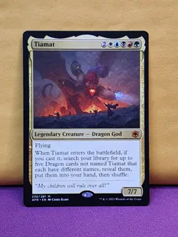 1x Tiamat, NM, Adventures in the Forgotten Realms (AFR), Magic Gathering, MtG - Image 1