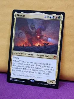 1x Tiamat, NM, Adventures in the Forgotten Realms (AFR), Magic Gathering, MtG - Image 2