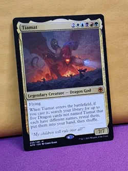 1x Tiamat, NM, Adventures in the Forgotten Realms (AFR), Magic Gathering, MtG - Image 3
