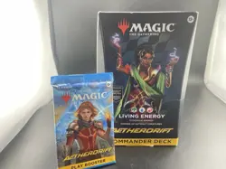 MTG AETHERSRIFT Commander Deck/Set / Free Pack Play Booster Magic The Gathering - Image 1